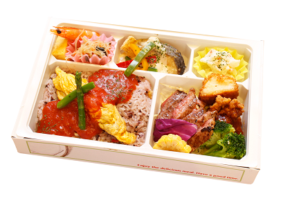 有機野菜レストラン 匠 TAKUMI オムレツと鰆のクリームソース弁当